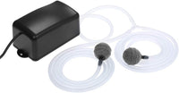Solar-powered air pump kit 2.5 W with hoses and stones