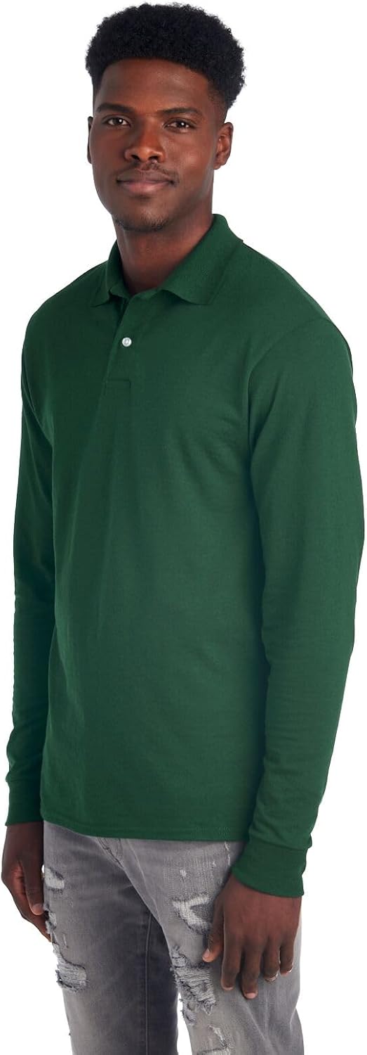 Men's Long Sleeve Polo - Mark