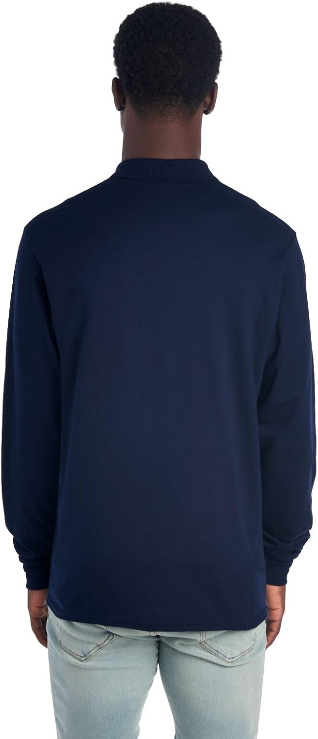 Men's Long Sleeve Polo - Mark