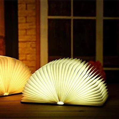 Sammenklappelig boglampe med varmt LED-lys - StoryGlow