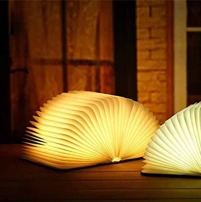 Sammenklappelig boglampe med varmt LED-lys - StoryGlow