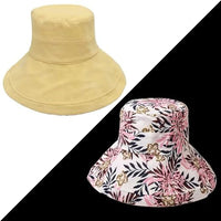 Women's sun hat with wide brim – Emilia
