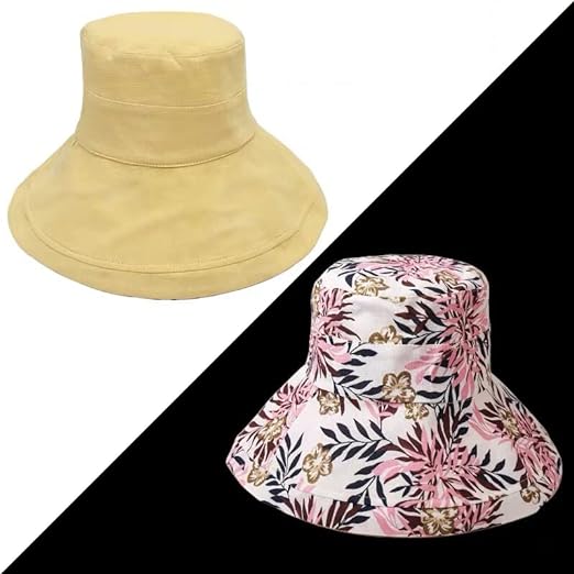 Women's sun hat with wide brim – Emilia