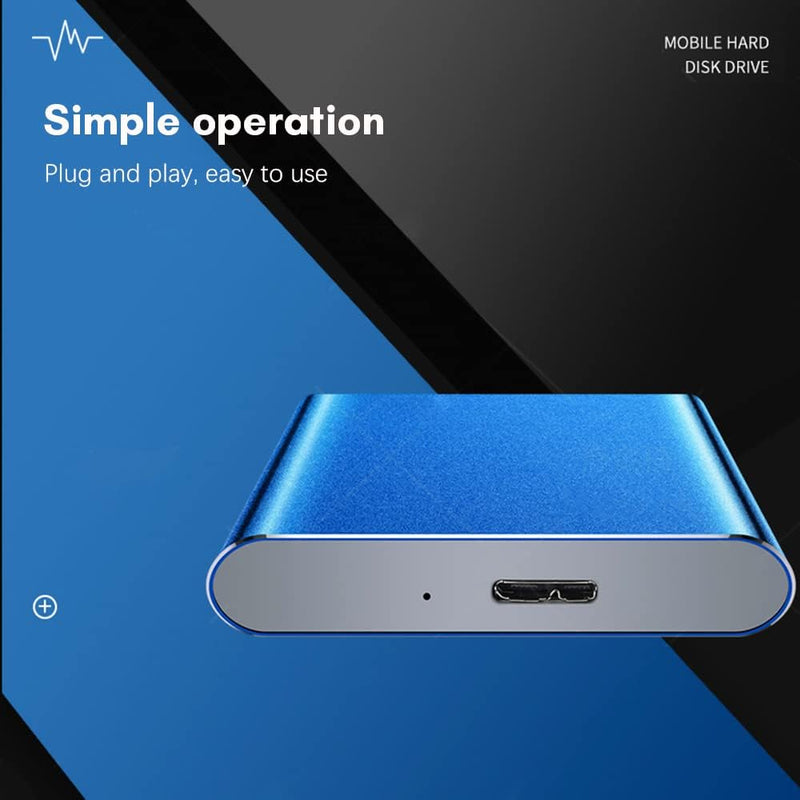 Tragbare 1TB USB 3.0 Festplatte mit Metallgehäuse und Hochgeschwindigkeitstransfer – Dravero
