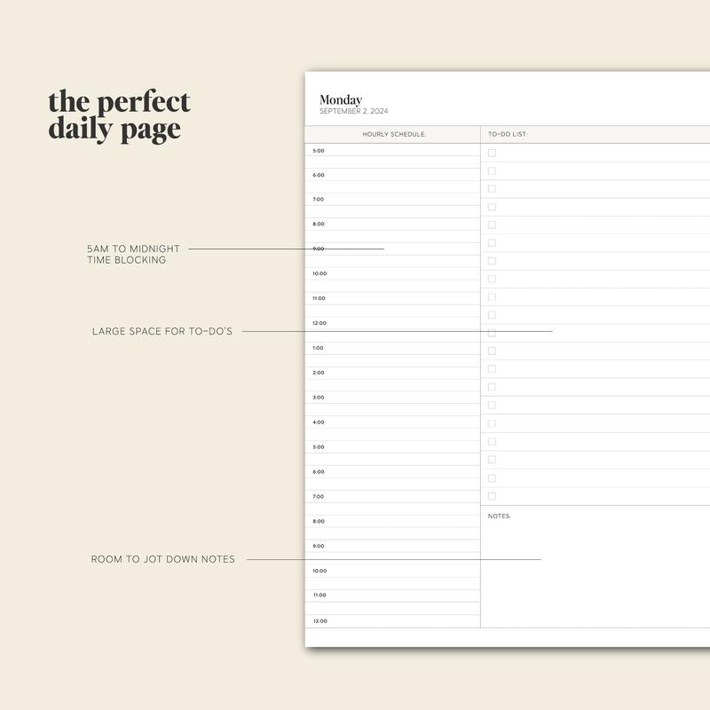 Daily Planner 24-25 – PlanEase