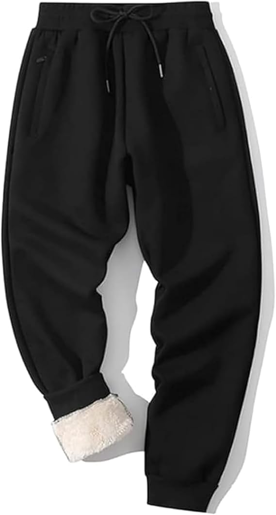 Men's Lined Winter Sweatpants - CozyFit