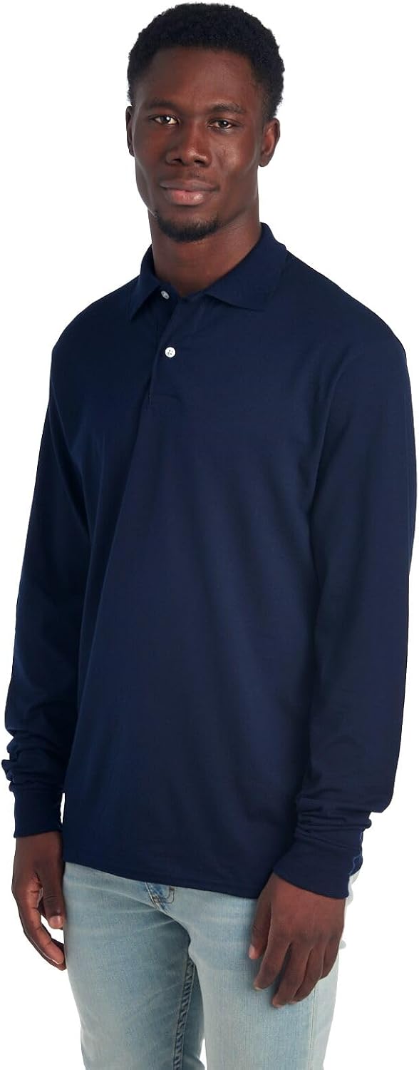 Men's Long Sleeve Polo - Mark