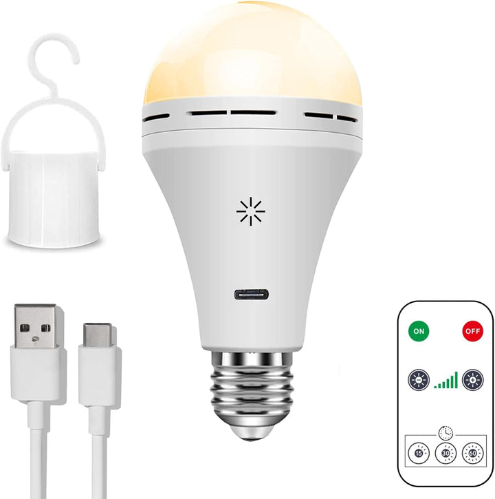 Trådløs USB genopladelig LED lampe – Luxaro