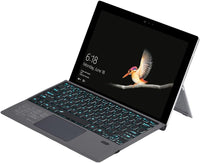 Trådløst Bluetooth-tastatur med baggrundsbelysning og touchpad til Surface Pro – Nexora