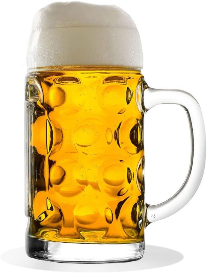 Bierkrug Glas (2-pak/6-pak, 0,5 L) – WiesnKrug Oktoberfest 2025
