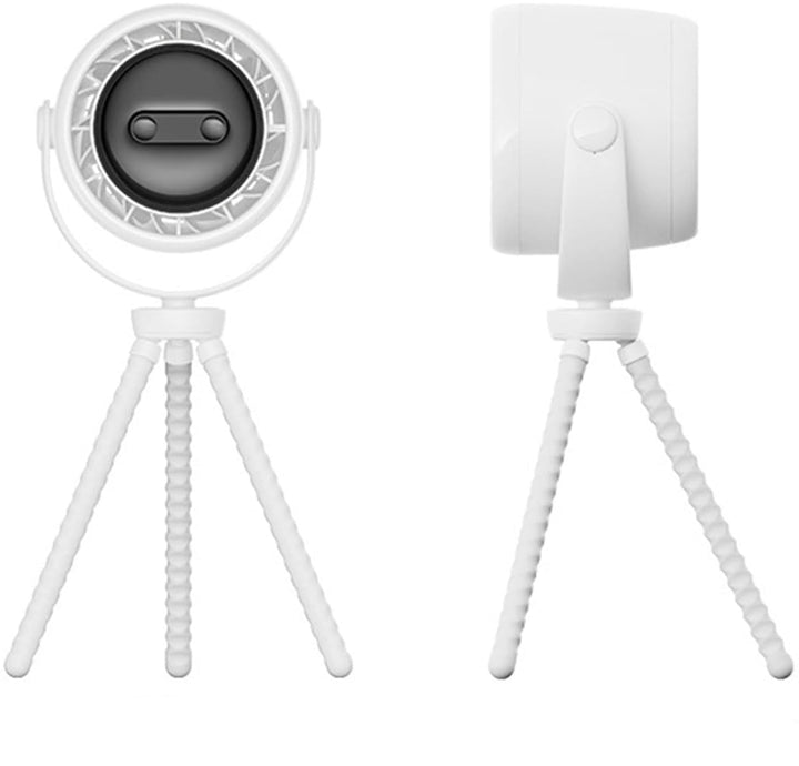 Genopladelig clip-on barnevognsventilator med natlys 100 hastigheder