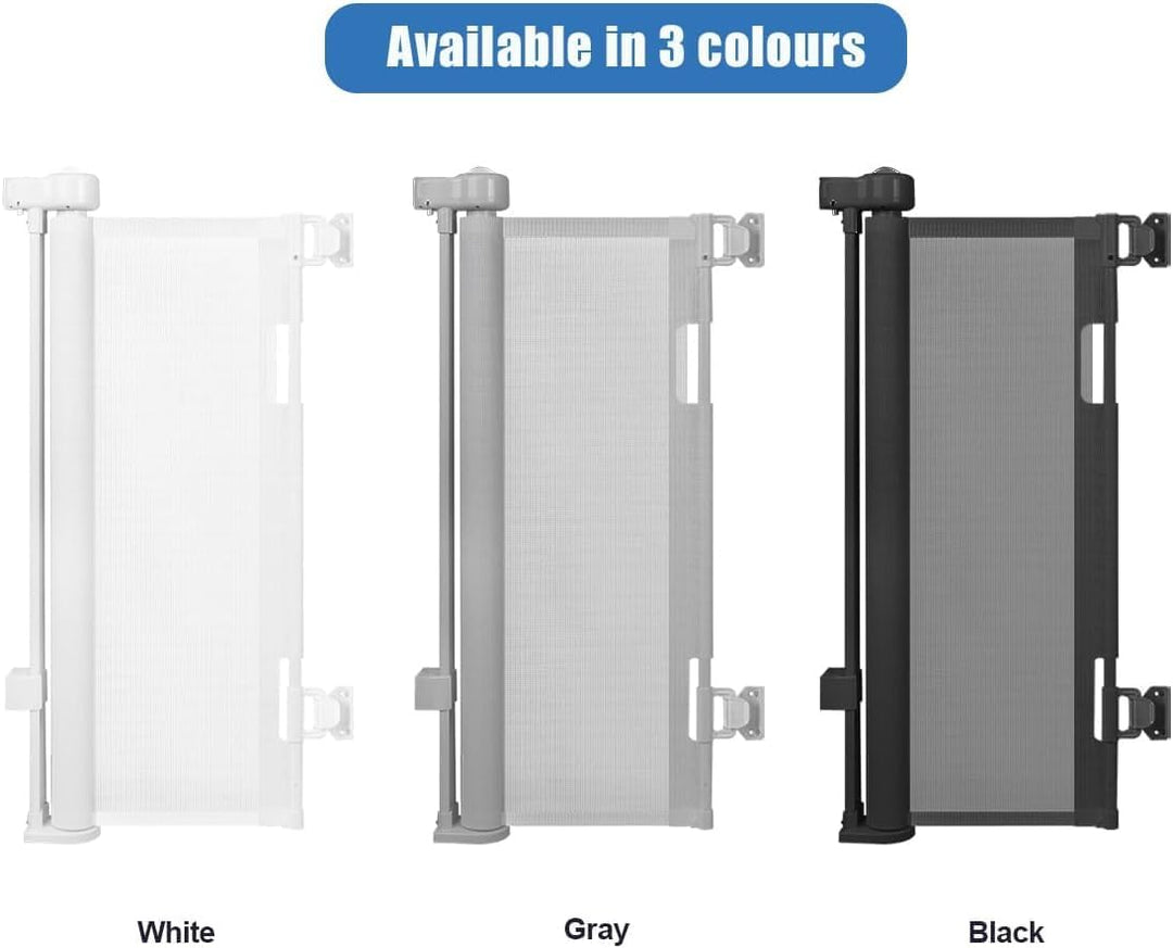 Rejilla de seguridad para niños con red retráctil y cierre automático – Kivora