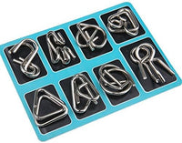 Set aus Metall-Puzzleringen – BrainTwist
