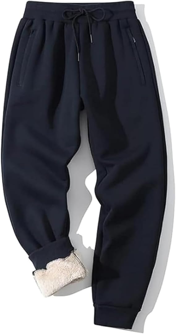 Men's Lined Winter Sweatpants - CozyFit