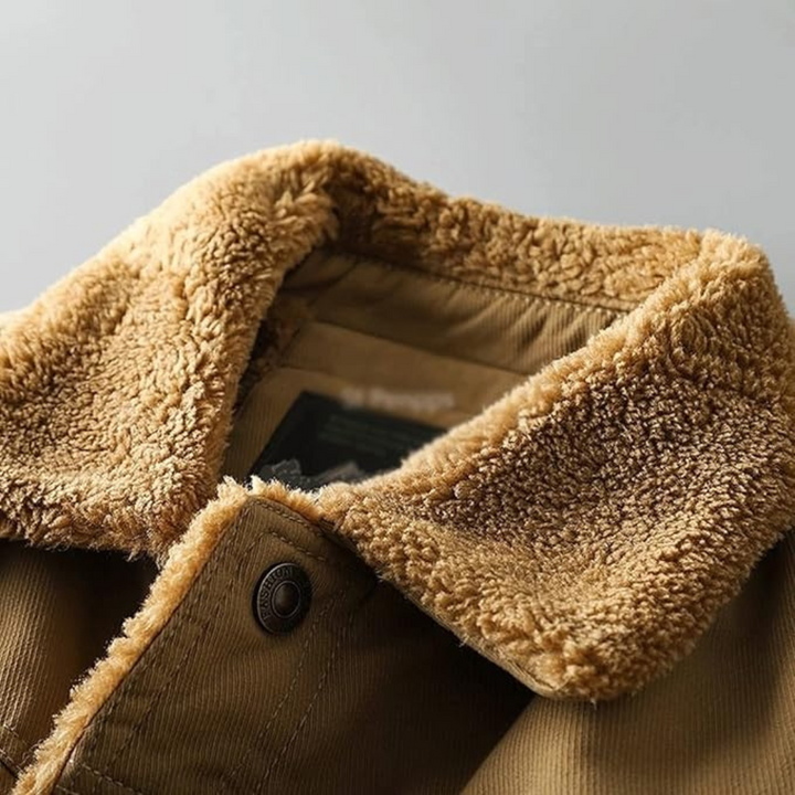 Chaqueta de invierno para hombre Gelegte para exteriores – Acolchada con forro interior de lana – Danny