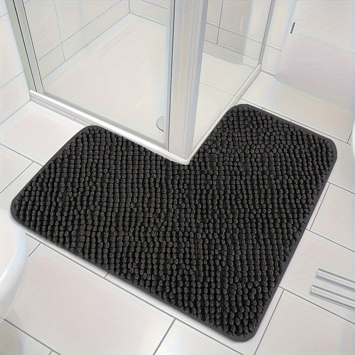 Luxurious L-shaped Non-Slip Corner Shower Mat - Evelyn