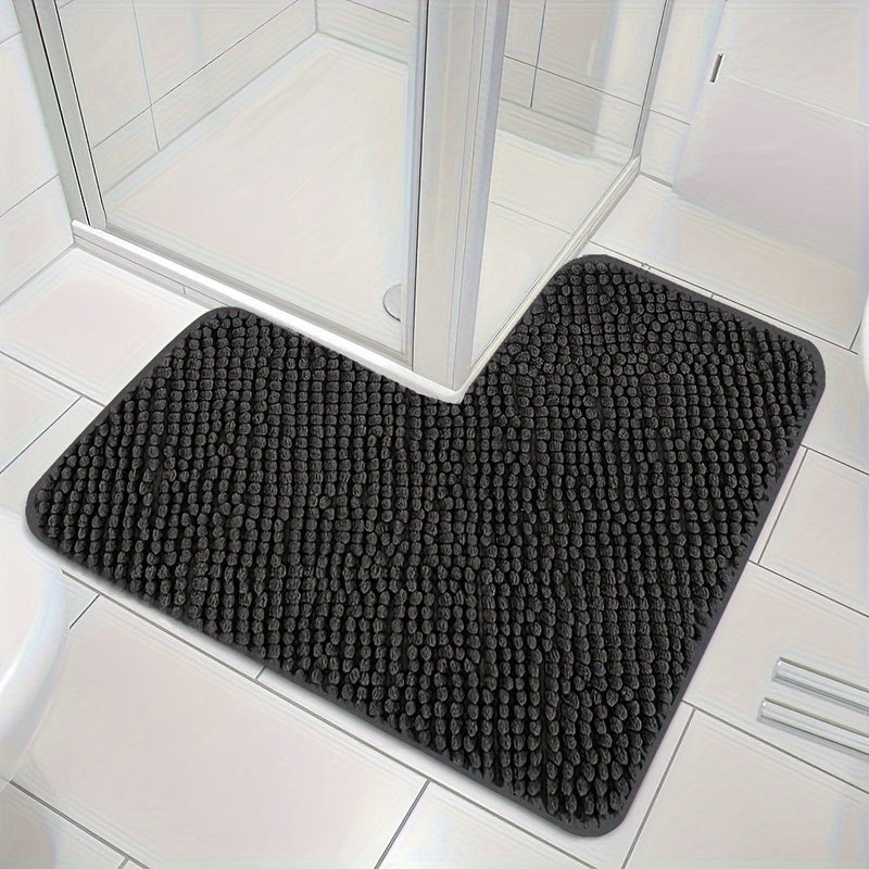 Luxurious L-shaped Non-Slip Corner Shower Mat - Evelyn