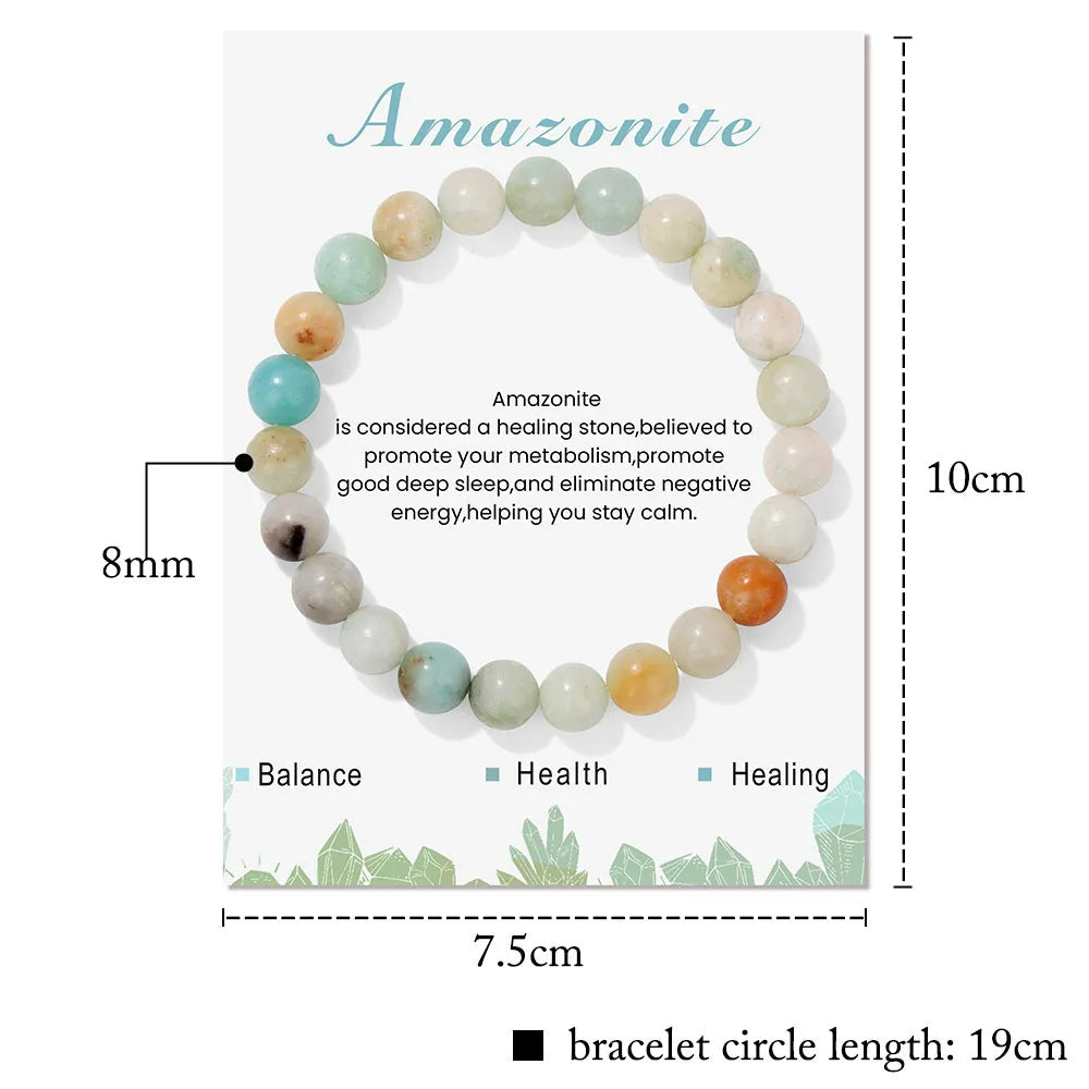 Natural Crystal Healing Energy Bracelet – Aria