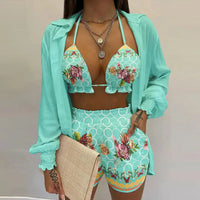 Stylish 3-piece summer outfit for beach and pool - TropenGlow