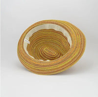 Stylish women's summer hat made of lightweight feather grass – Maddy