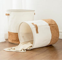 Stylish Cotton-Linen Laundry and Toy Basket – EcoNest