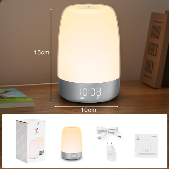 Wake-up light with natural sounds – Aurora