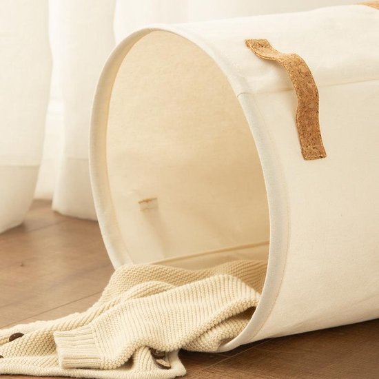 Stylish Cotton-Linen Laundry and Toy Basket – EcoNest