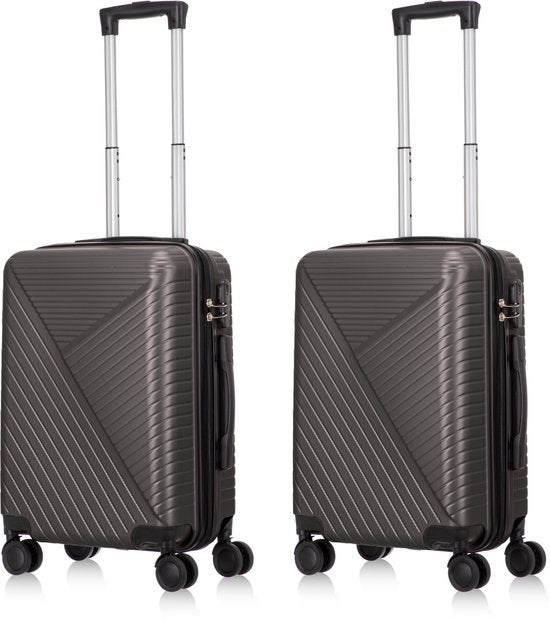 2-piece hard shell suitcase set – Santorini
