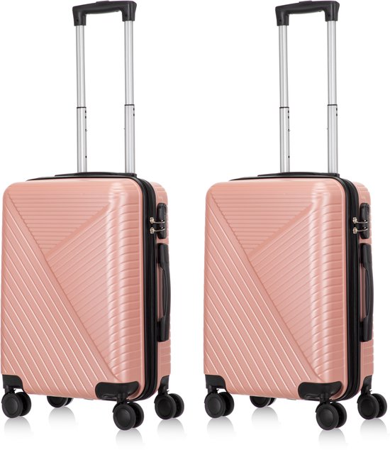 2-piece hard shell suitcase set – Santorini