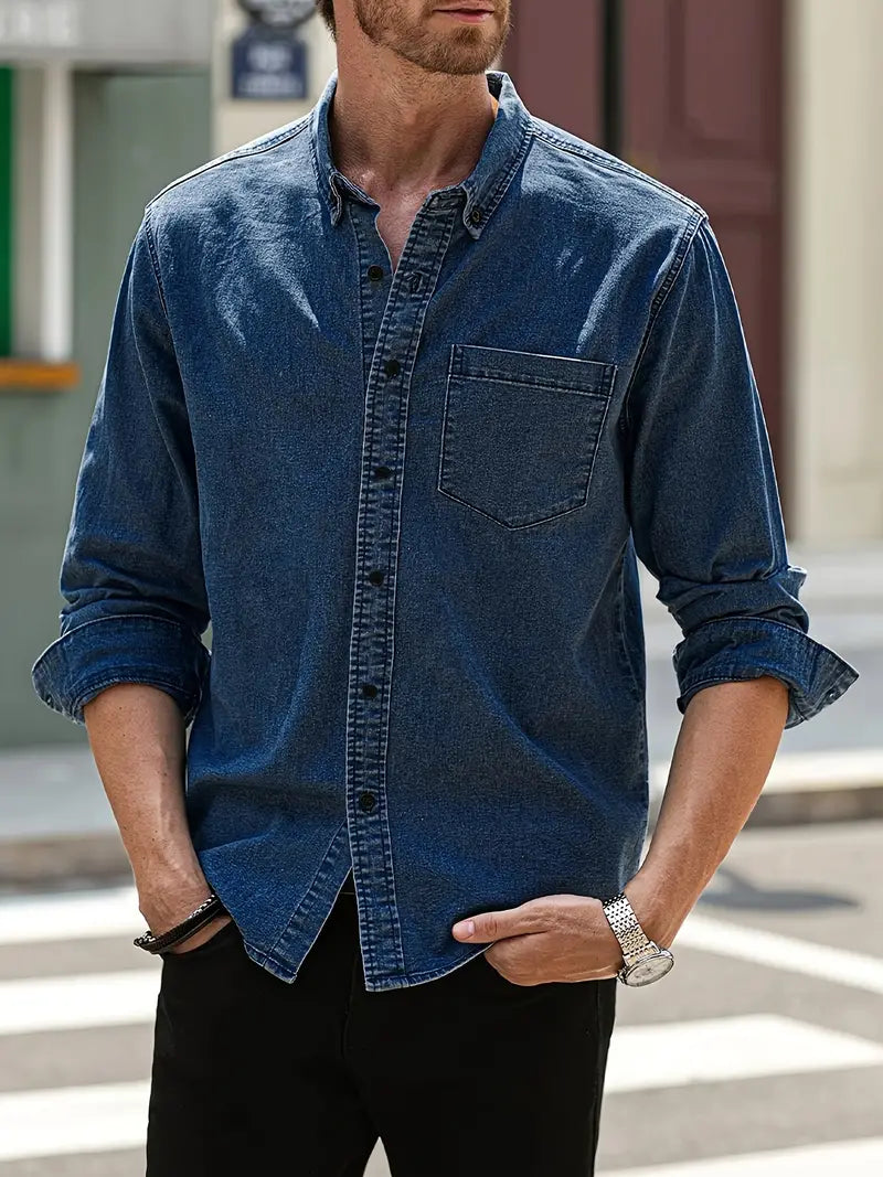 Herbst Denim Men's Shirt – Milan