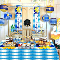 Tablecloth Set (5 Pieces, 137×274 cm) – WiesnTafel Oktoberfest 2025