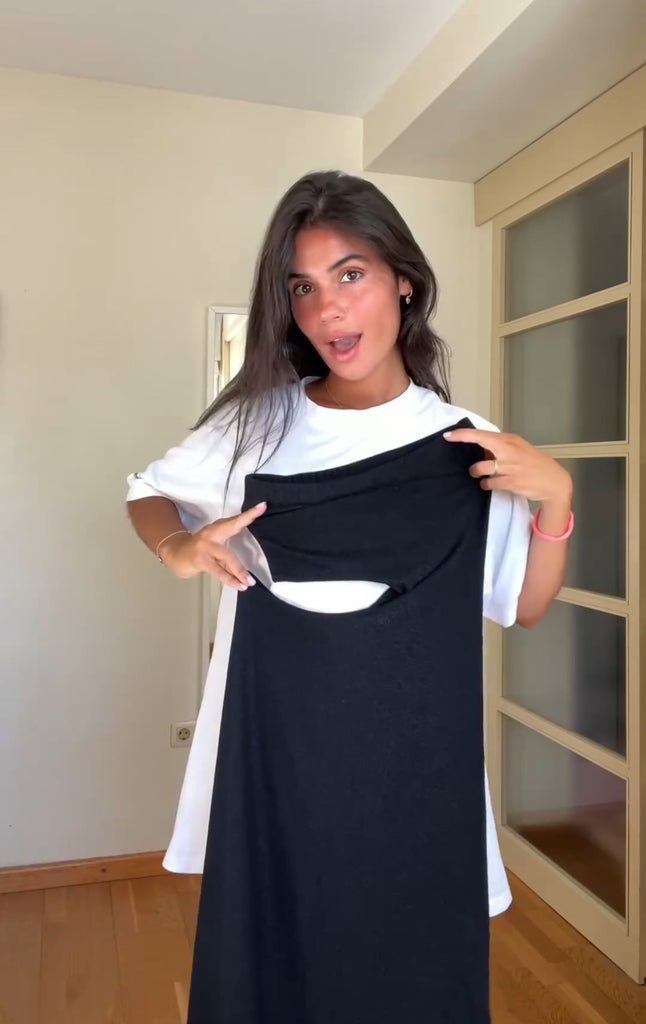 Trendy bandeau-sommerkjole med stretchpasform – Viviane
