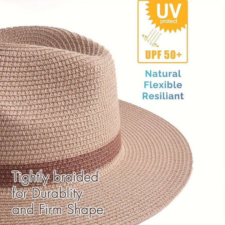 Trendy solhatt med bred brem for damer og herrer – SunShield Panama