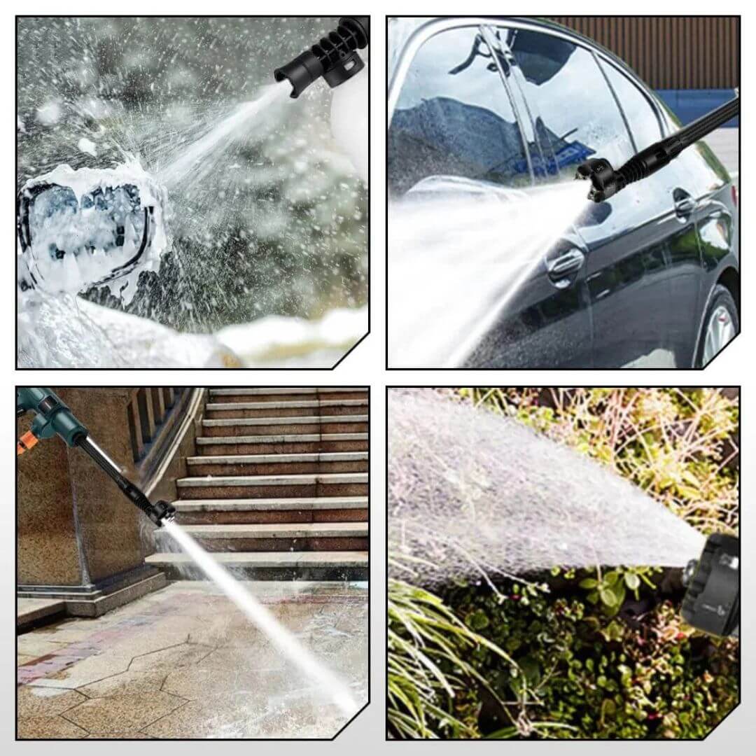 Cordless High-Pressure Cleaner for Car & Garden – HydroSwift