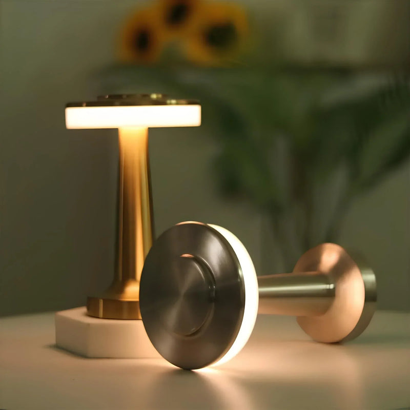 Drahtlose Retro Tischlampe - LumiBar