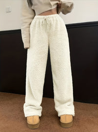 Myk Teddy Sherpa Loungebukse for damer – Noémie