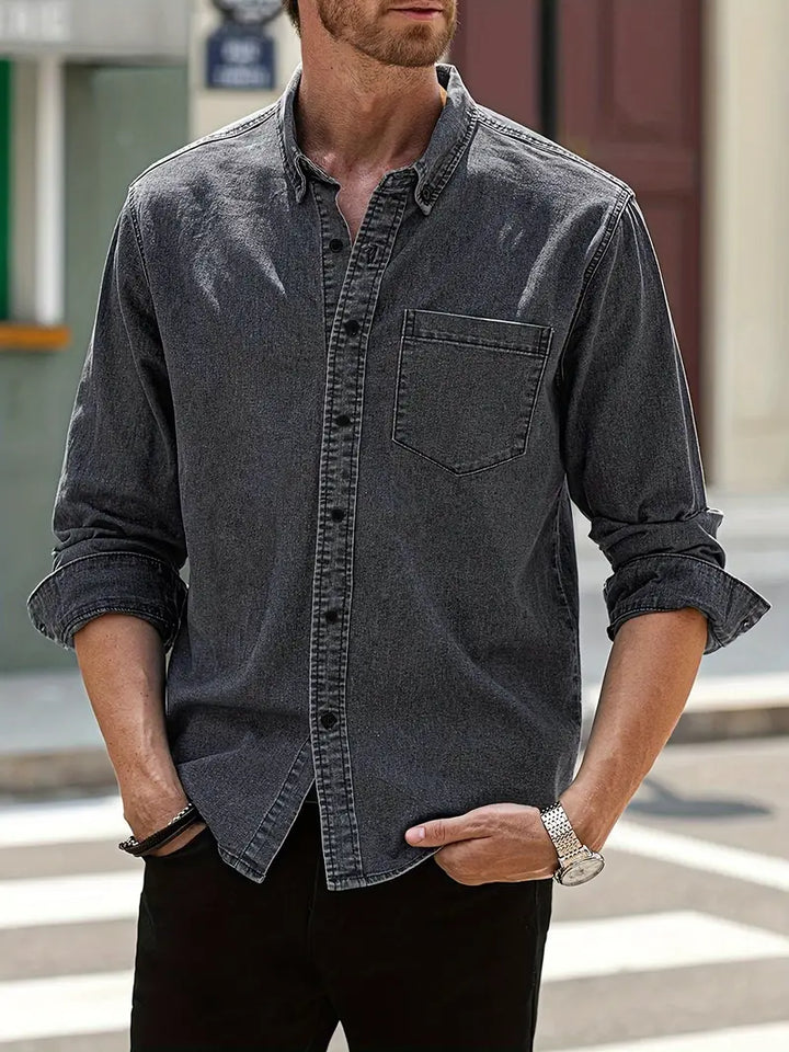 Herbst Denim Men's Shirt – Milan