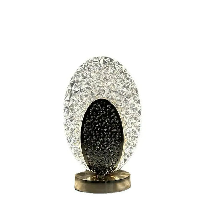 Lámpara de mesa moderna y lujosa con diseño de pavo real – PeacockLuxe