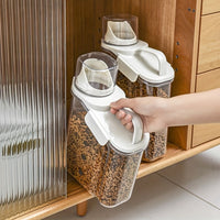 Moisture-Resistant Pet Food Container with Measuring Cup - FreshBite