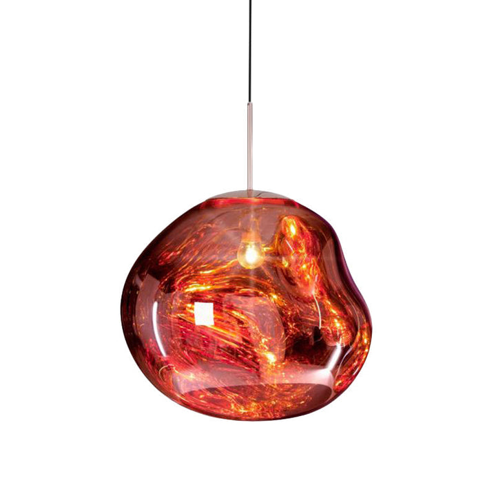 Modern glass ceiling light - LunaLux