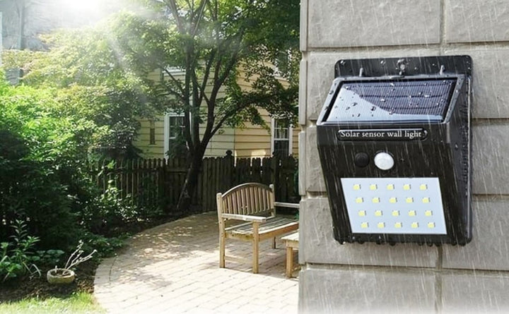 Sæt med 5 solcelle-LED-udendørslamper – LumaPath