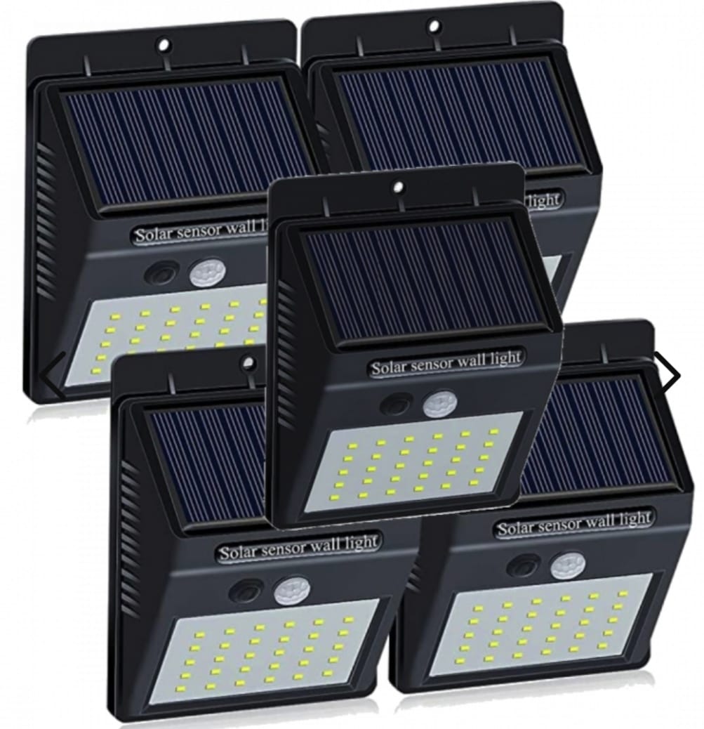 Sæt med 5 solcelle-LED-udendørslamper – LumaPath