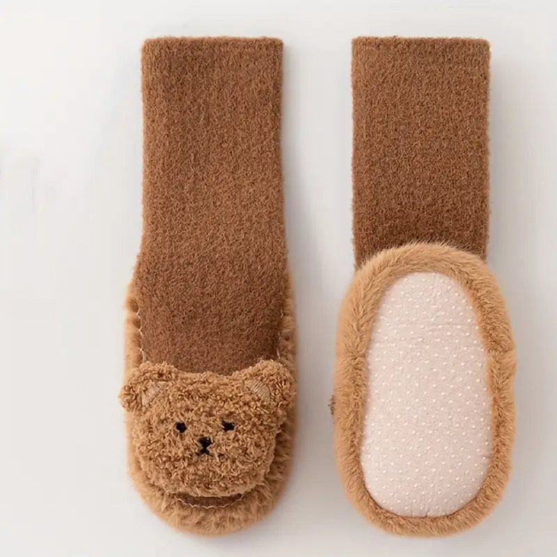 Children's Slippers Socks with Bears – CozyBear