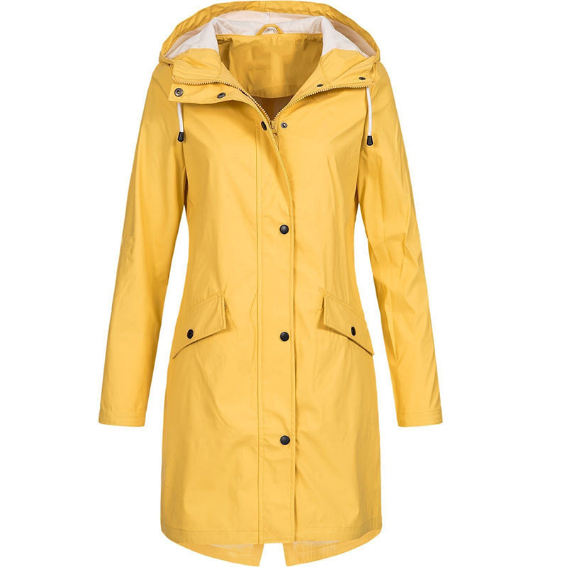 Women's rain jacket with hood - Aurora