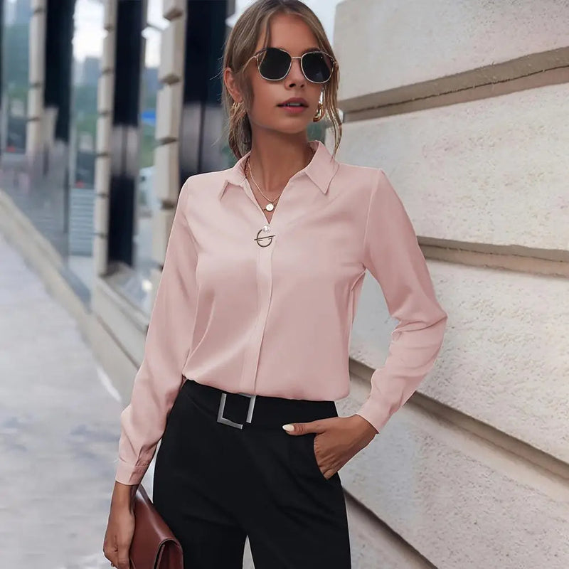 Elegant chiffon blouse for women – Amélie