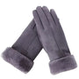 Warme Wildleder Damenhandschuhe - VelvTouch