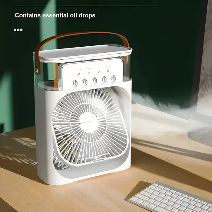 3-in-1 Fan with 7-Color LED Light - BreezeMaster Pro