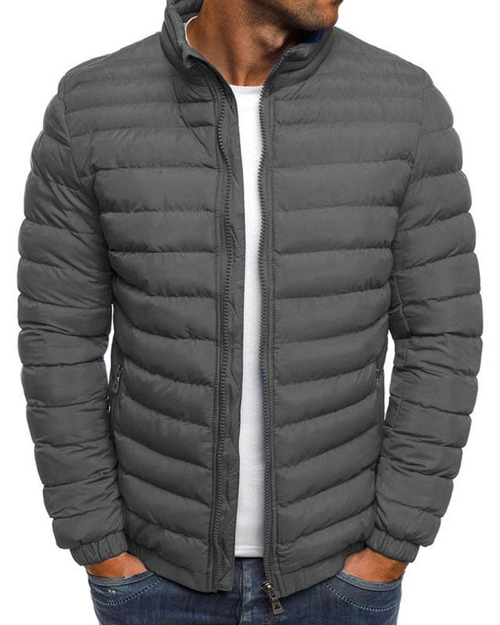 Solid Color Ethan Jacket with Zipper