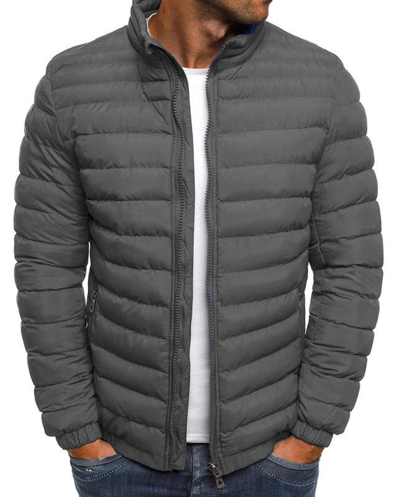 Solid Color Ethan Jacket with Zipper