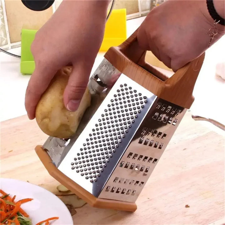 Double-sided kitchen grater with collection container - GratoRasp
